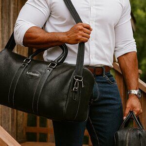 Artizanni Genuine Leather Duffle Bag, BOXING DAY DEALS